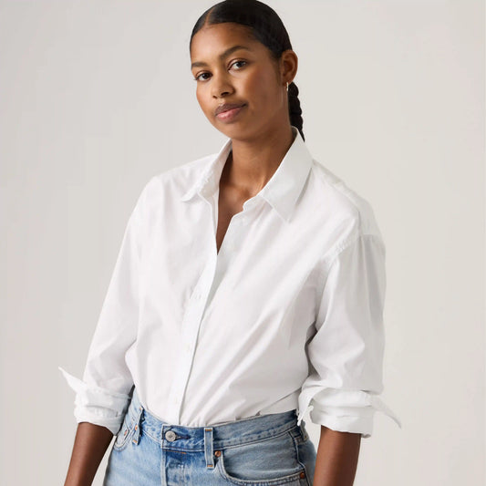 Harlie Cropped Button Down Shirt