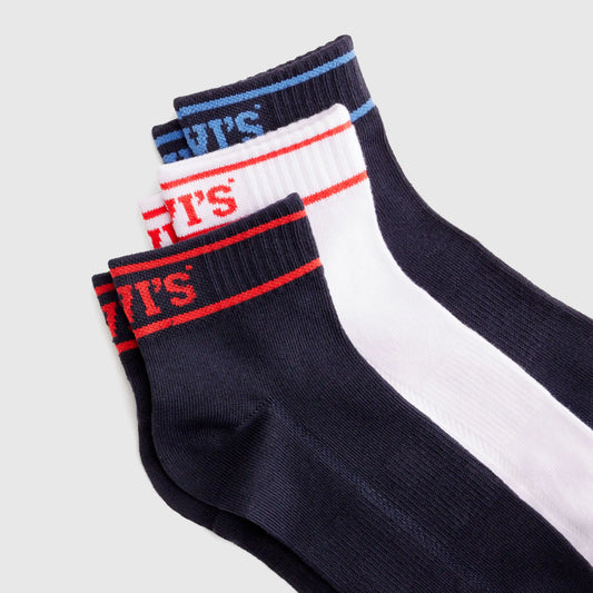 Mid Cut Collegiate Logo Socks (3-Pack)