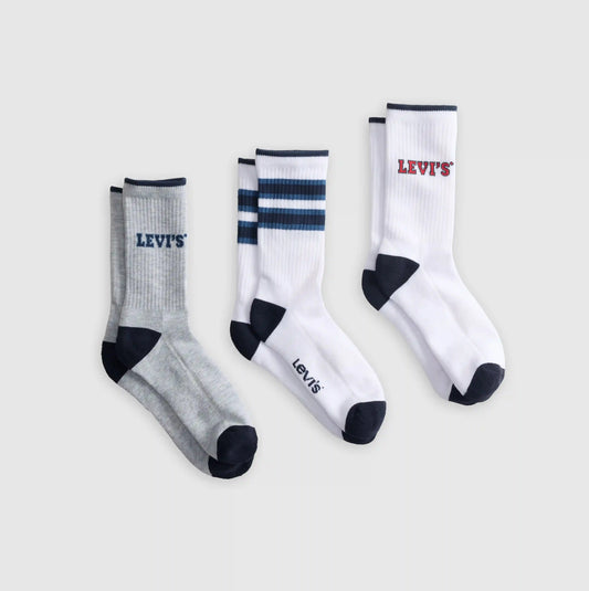 Levi's® Logo Regular Cut Socks (3 Pack)