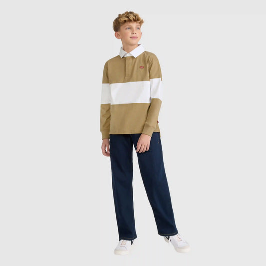 Timeless Rugby Long Sleeve Polo Big Boys 8-20