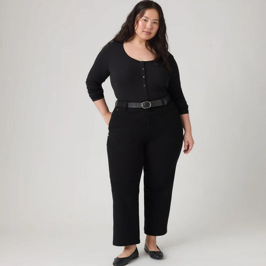 Ribcage Straight Ankle Women's Jeans (Plus Size)