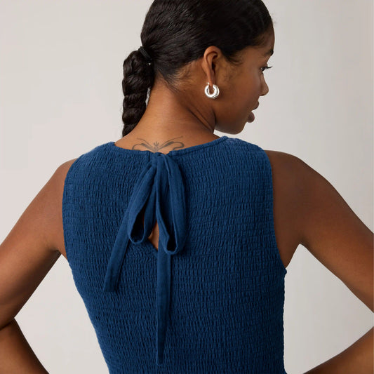 Cely Smocked Midi Dress