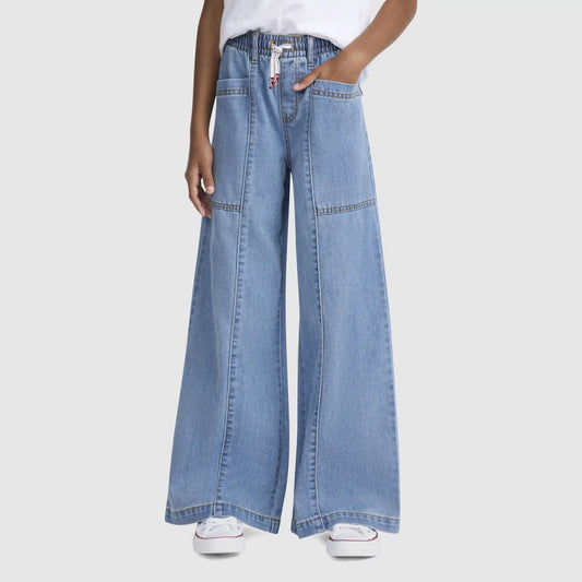 Pull-On Baggy Fit Wide Leg Jean Big Girls 7-16