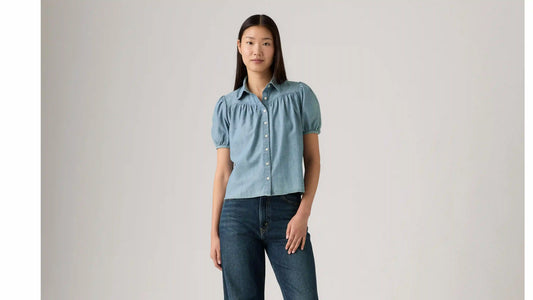 Lea Short-Sleeve Blouse