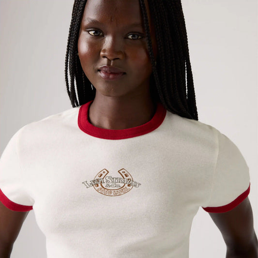 Graphic Ringer Mini T-Shirt