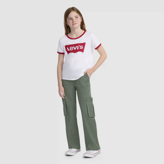 Wide Leg Cargo Pant Big Girls 7-16