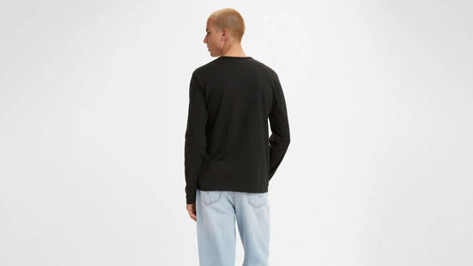 Long Sleeve Jersey Henley T-Shirt