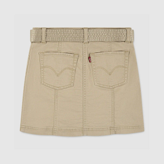 Buttoned Denim Skirt Big Girls 7-16