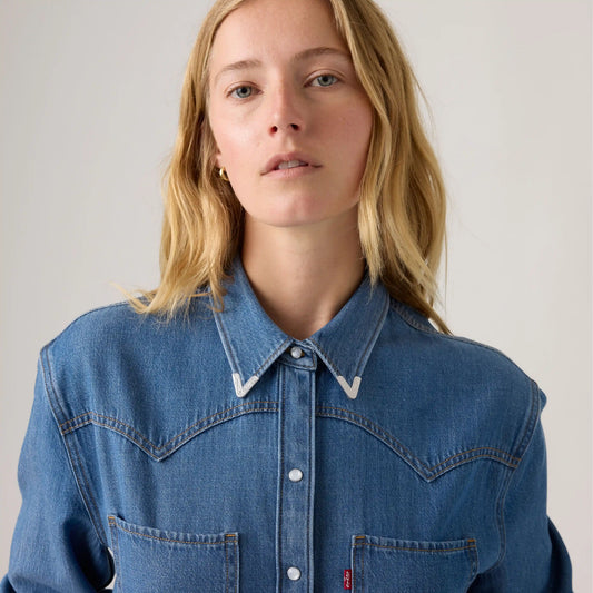 Teodora Metal Tipped Western Shirt