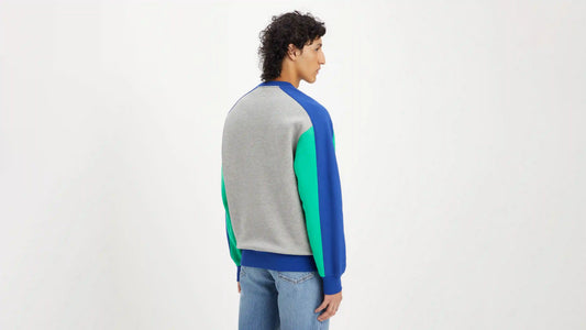 Colorblocked Crewneck Sweatshirt