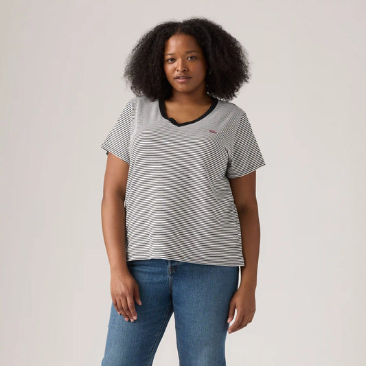 V-Neck T-Shirt (Plus Size)
