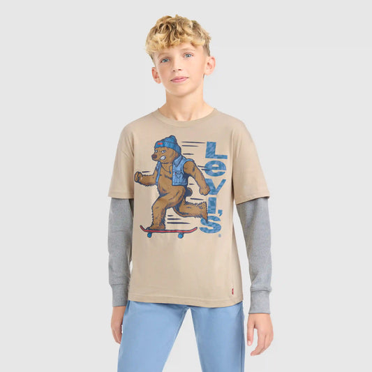 Bear On The Move Tee Big Boys 8-20