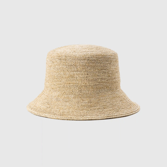 Straw Bucket Hat