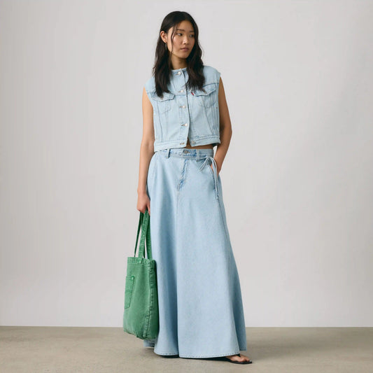 90s Shrunken Collarless Vest