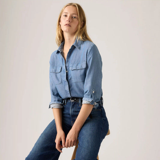 Elaine Utility Button Up Shirt