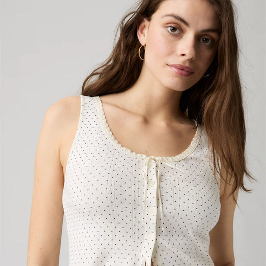 Dry Goods Pointelle Lace Tank