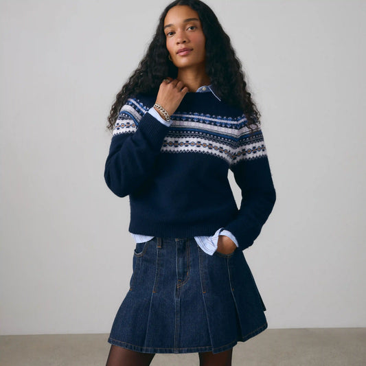 Pleated Mini Skirt