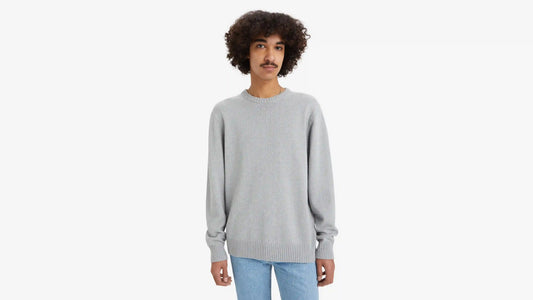 Red Tab Crewneck Sweater
