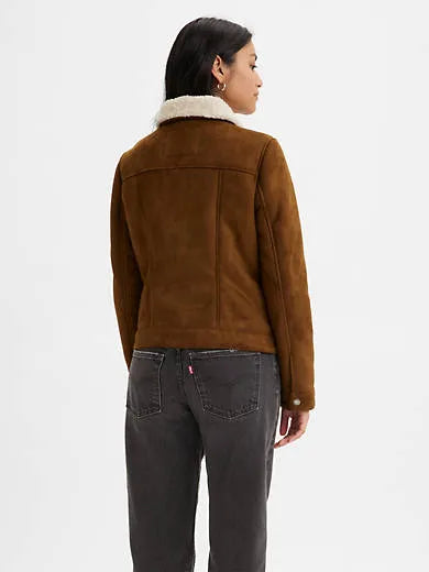 Faux Shearling Trucker Jacket