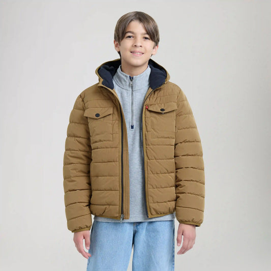 Heavy Weight Puffer Jacket Big Boys 8-20