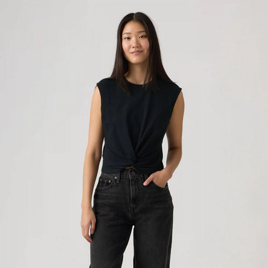 Jemma Knot Sleeveless Tee