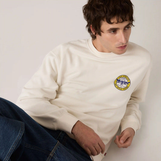 Relaxed Graphic Crewneck Sweatshirt