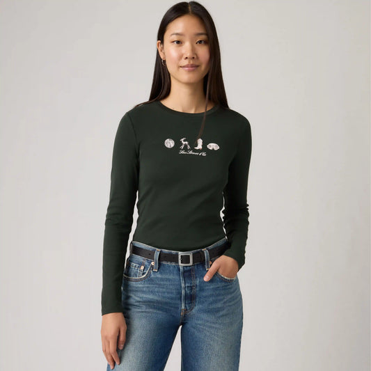 Graphic Logo Essential Long-Sleeve Tee