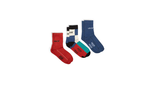 Short Cut Colorblock Socks (3 Pack)