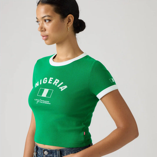 Nigeria Mini Ringer Tee