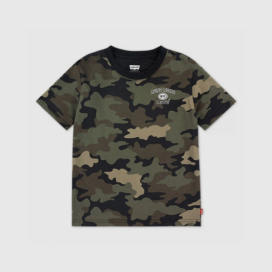 Camo Covered Tee Little Boys 4-7x