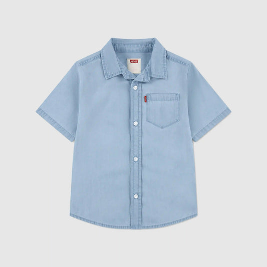 Short Sleeve Woven Shirt Toddler 2T-4T