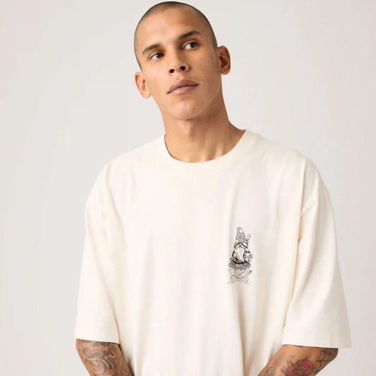Loose Fit Half-Sleeve Graphic T-Shirt