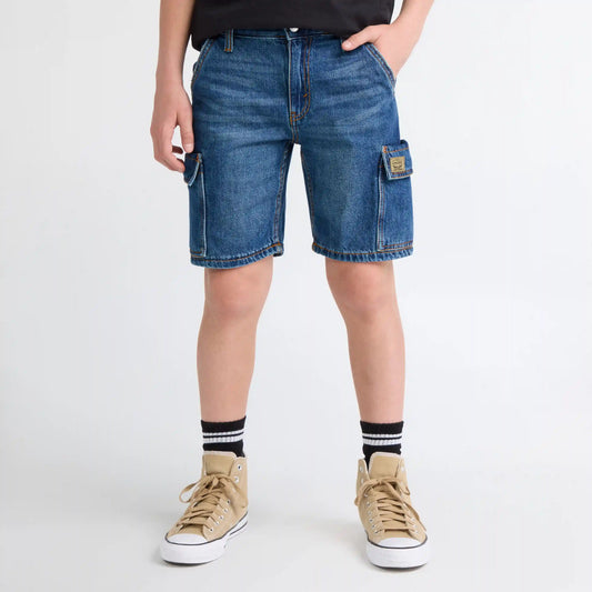 Denim Cargo Shorts Big Boys 8-20