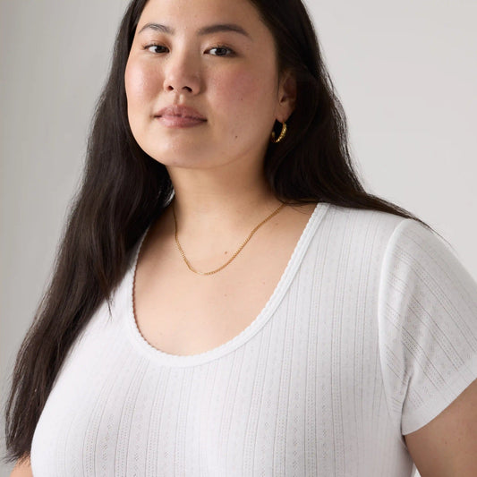 Sweetie Cap Sleeve Tee (Plus Size)