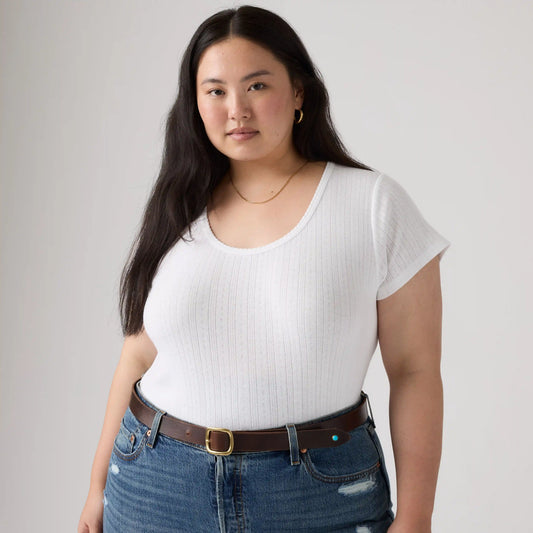 Sweetie Cap Sleeve Tee (Plus Size)