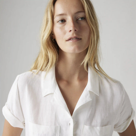 Sonny Linen Blend Camp Shirt