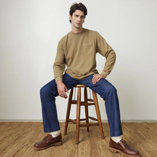 Long Sleeve Authentic Pocket T-Shirt