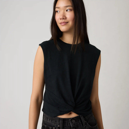Jemma Knot Sleeveless Tee