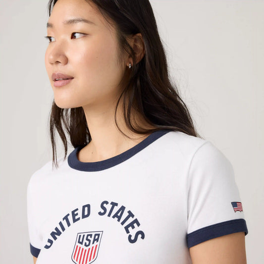 Levi's® U.S. Soccer Mini Ringer Tee