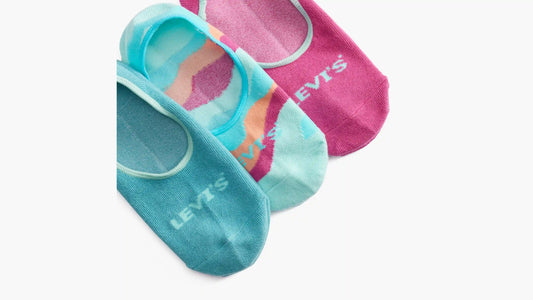 Coastal Wave No Show Socks