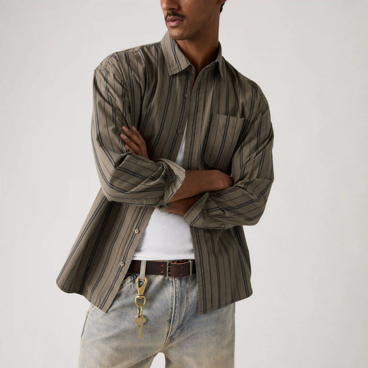 Loose Button-Down Shirt