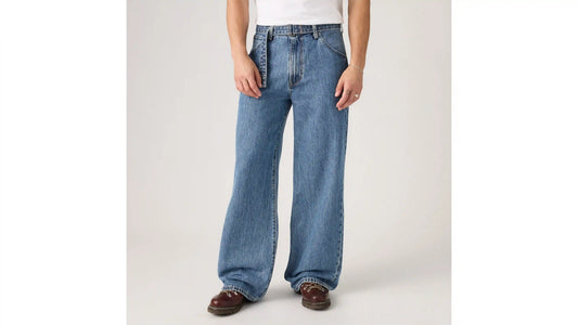Twisted Baggy Wide Leg Men's Jeans