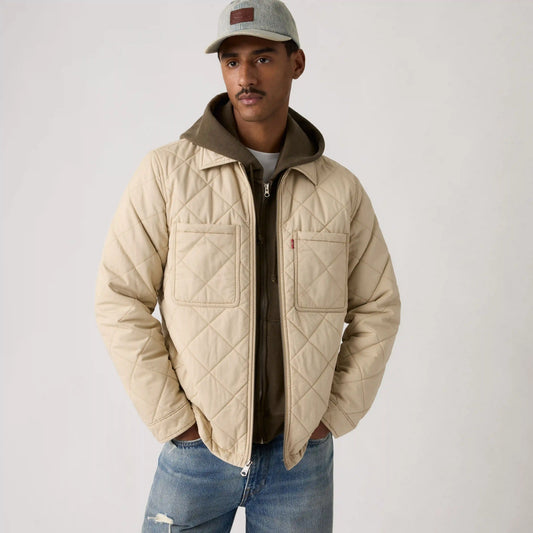 Diamond Quilted Overshirt