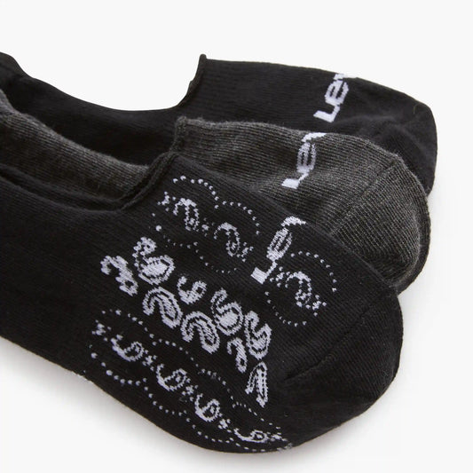 Bandana Patch No Show Socks (3 Pack)