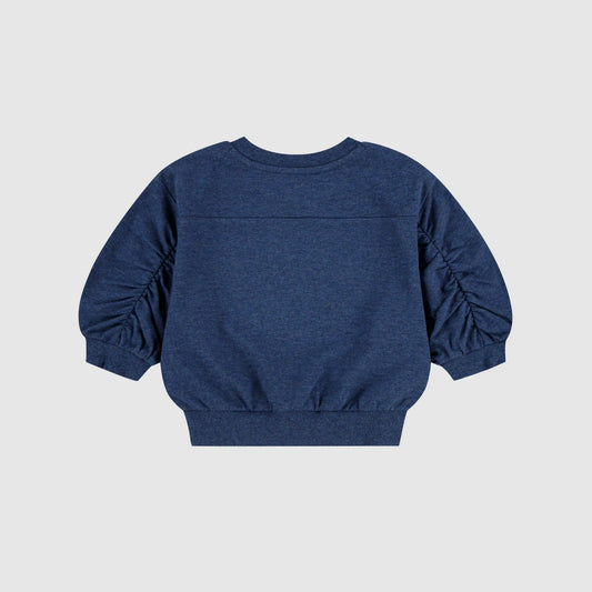 Cinched Sleeve Knit Top Little Girls 4-6X