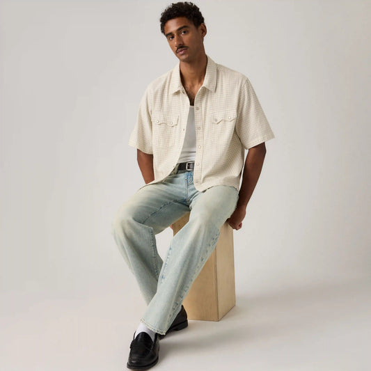 Boxy Western Short-Sleeve Shirt