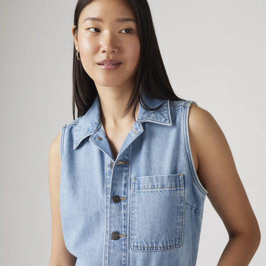 Lightweight Sleeveless Jumpsuit