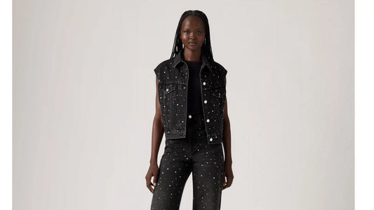 Shrunken '90s Trucker Vest