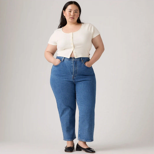 Ribcage Straight Ankle Women's Jeans (Plus Size)