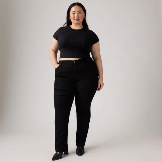 724 High Rise Slim Straight Fit Women's Jeans (Plus Size)